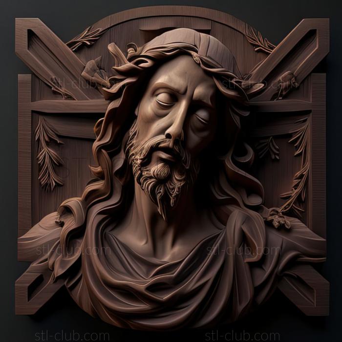 3D model st jesus (STL)